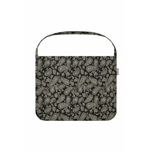 PAISLEY ECO BAG-BLACK