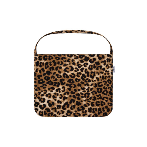 NEW LEOPARD CORDUROY ECO BAG-BEIGE