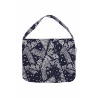 PAISLEY ECO BAG-NAVY