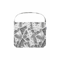 PAISLEY ECO BAG-WHITE