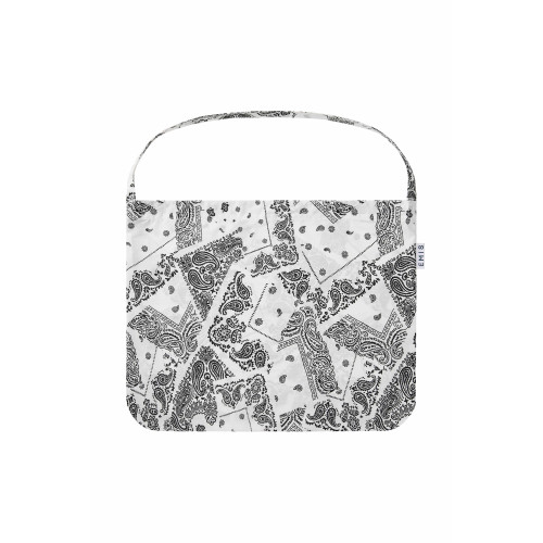 PAISLEY ECO BAG-WHITE