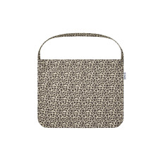 LEOPARD CORDUROY ECO BAG-CREAM
