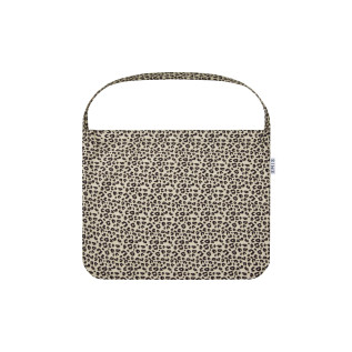 LEOPARD CORDUROY ECO BAG-CREAM