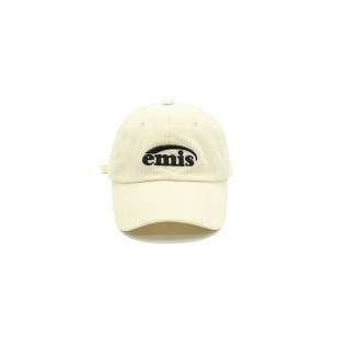NEW LOGO CORDUROY EMIS CAP-CREAM