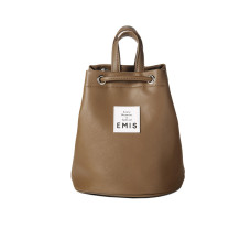 LEATHER MINI BACK PACK-BROWN