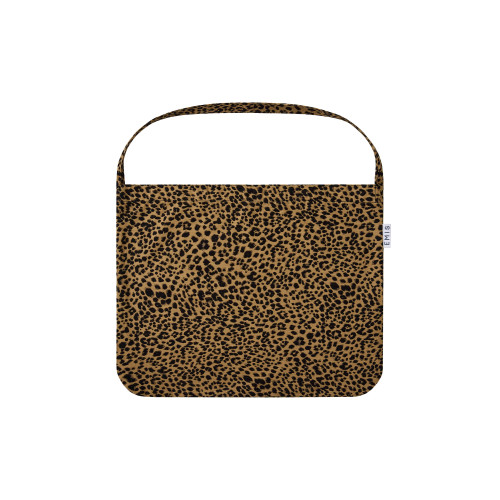 22Y LEOPARD CORDUROY ECO BAG-BROWN