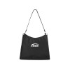 SQUARE HOBO BAG-BLACK