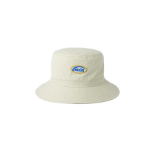 MINI WAPPEN BUCKET HAT-LIGHT BEIGE