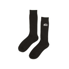 (MENS) NEW LOGO STITCH SOCKS-BLACK