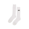 (MENS) NEW LOGO STITCH SOCKS-WHITE