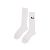 (MENS) NEW LOGO STITCH SOCKS-WHITE