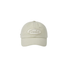 TONE ON TONE WAPPEN BALL CAP-BEIGE
