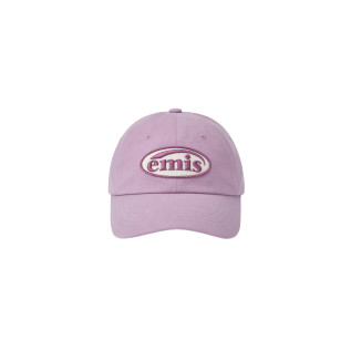 TONE ON TONE WAPPEN BALL CAP-LIGHT PURPLE