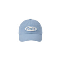 TONE ON TONE WAPPEN BALL CAP-SKY BLUE