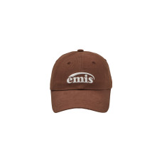 FOOT PRINT BALL CAP-BROWN
