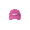 FOOT PRINT BALL CAP-HOT PINK