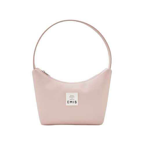 NEW LEATHER HOBO BAG-LIGHT PINK