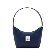 NEW LEATHER HOBO BAG-NAVY