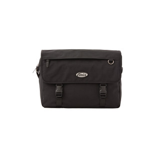 NYLON MESSENGER BAG-BLACK