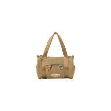 MINI CROSSED BODY CIRCULAR BAG-BEIGE