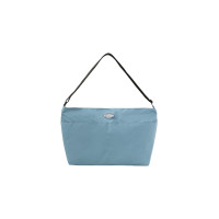 NYLON CROSSED BODY BAG-BLUE