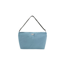 NYLON CROSSED BODY BAG-BLUE