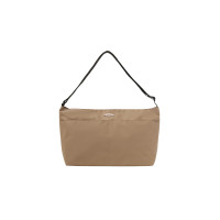 NYLON CROSSED BODY BAG-BEIGE