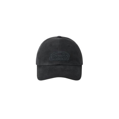 COTTON BRUSHED BALL CAP-CHARCOAL