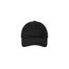 COTTON BRUSHED BALL CAP-BLACK