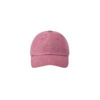 COTTON BRUSHED BALL CAP-PINK