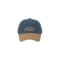 CORDUROY TWO-TONE BALL CAP-BLUE