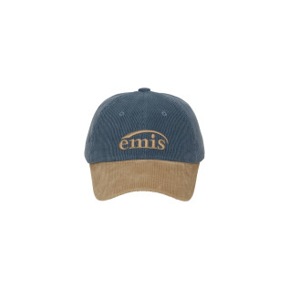 CORDUROY TWO-TONE BALL CAP-BLUE
