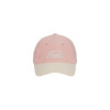 CORDUROY TWO-TONE BALL CAP-LIGHT PINK