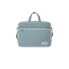 NYLON ZIP-POCKET MESSENGER BAG-SKY BLUE