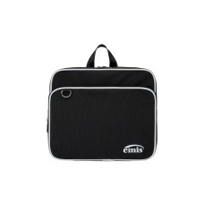 NYLON ZIP-POCKET BACKPACK-BLACK
