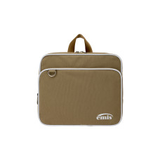 NYLON ZIP-POCKET BACKPACK-BEIGE