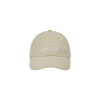WHITE STITCH BALL CAP-LIGHT BEIGE