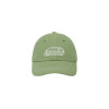 WHITE STITCH BALL CAP-OLIVE