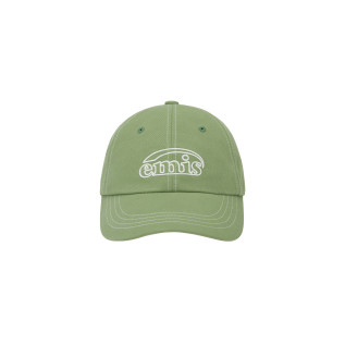 WHITE STITCH BALL CAP-OLIVE