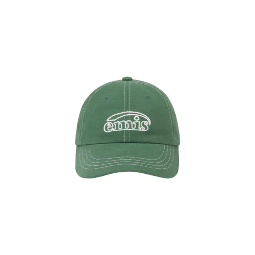 WHITE STITCH BALL CAP-GREEN