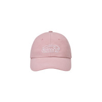 WHITE STITCH BALL CAP-PINK