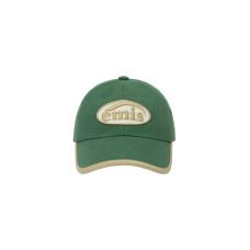 BEIGE TRIMMING BALL CAP-GREEN