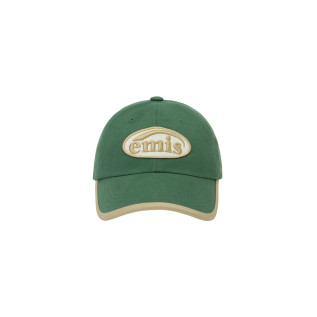 BEIGE TRIMMING BALL CAP-GREEN