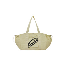 PACKABLE NYLON TOTE BAG-CREAM