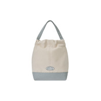 CANVAS TOTE BUCKET BAG-BLUE