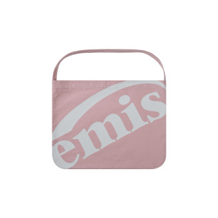 CROPPED LOGO COTTON ECO BAG-PINK