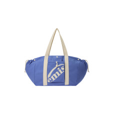 PACKABLE COTTON TOTE BAG-BLUE