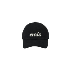 APPLIQUE BALL CAP-BLACK
