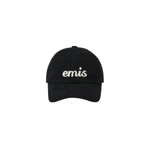 APPLIQUE BALL CAP-BLACK