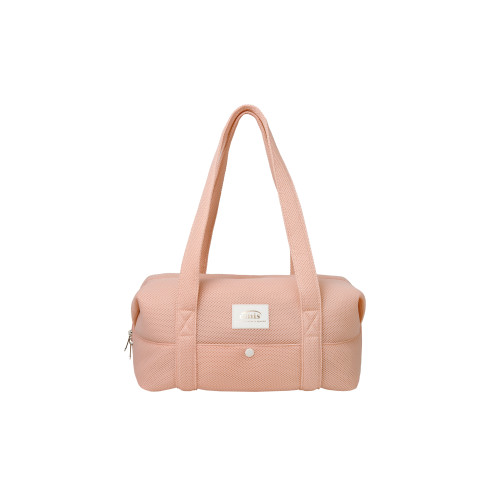 MESH MEDIUM DUFFLE BAG-PEACH